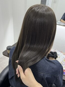 ビューティーサロン クロス(CROSS)の写真/【岡山市南区/松浜町】本当に私の髪？と見違えるほどの仕上がりに。ずっと触れていたくなるような美髪へ…