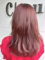 シュシュ 高坂店(Chou Chou) ロングレイヤー/髪質改善/透明感カラー/ピンクブラウン