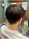 MEN’S HAIR/ブルーブラック/フェザーパーマ/ 柏