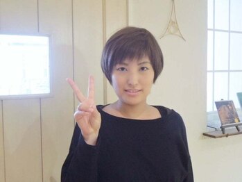 ヘアールーム フージンイーウー(hair room Foojng ewoo)の写真/大人可愛いはショートカットで♪忙しい朝も簡単にキマる、360度綺麗なフォルムの似合わせカットをご提供◎
