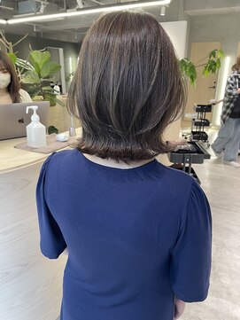 ローネス ギンザ(LONESS ginza) レイヤーボブグレージュボブレイヤー外ハネボブくびれボブ銀座