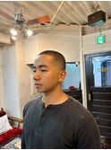 MEN’S HAIR/サーフカール/刈り上げセンターパート/心斎橋