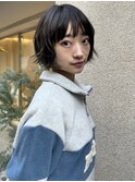 ショートボブ / オリーブグレー