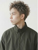 キビト(kibito) 新宿四ツ谷曙橋ハイトーン金髪スパイキーショート20代30代40代