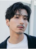 フェザーショートフェザーパーマニュアンスパーマショートヘア