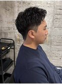MEN’S HAIR/サーフカール/刈り上げセンターパート/太田