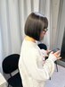 【素髪質改善コース】カットカラープレミアムトリートメント23000→¥17000