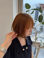 ビビディ バビディ ブー 河原町三条店(Bibbidi.bobbidi.boo) ▽オレンジベージュ/ブリーチなしカラー