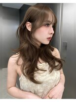 サンドナル 鹿児島天文館(sand NALU)&nbsp;ハッシュカット/グレージュ/デザインカラー[鹿児島天文館]