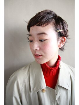 ナヌーク シブヤ(nanuk shibuya) 【nanuk】ミニマムでウェットなこなれたショートスタイル