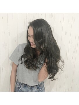 ディバイス カラーアンドエクステ(Device) 【Device】透明感スモーキーアッシュ