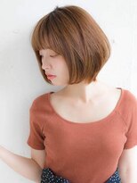 ルティア(Lutia) ひし形シルエットボブ あごライン アッシュブラウン