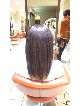 ネオリーブチノ 登戸店(Neolive cino) neolive cino   セクションカラーライラックグレージュ☆