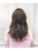 波巻き×ラベンダーグレージュグラデーション【CIEL千葉店】