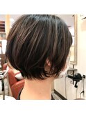 シンプルボブ 人気のミディショースタイル【PARS内山祐志】
