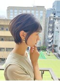 【津賀 涼】大人美人ショートイメチェン白髪ぼかしモード