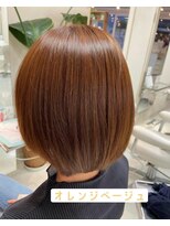 ヘアーアンドメイク アズール 志木店(Hair&Make Azur) オレンジベージュ