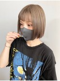 ▼ミニボブハイトーングレージュカラー