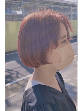 シュクルヘアー(Sucre Hair) ブリーチありピンクアッシュ*