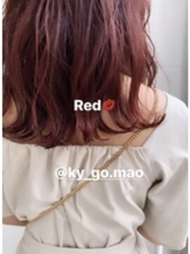 キーゴ 博多(KY-GO.) Red - hair colour -