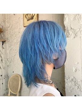 ミルク(MILK) wolfcut/Blue