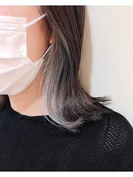 ジーナ セントラル銀座(Zina) イヤリングカラー＊インナー＊ホワイトシルバー【ZinaCENTRAL】