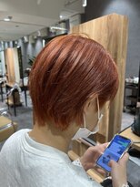 リミックス 南国店(remix)&nbsp;バーミリオンカラー＆ショートスタイル