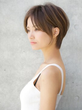 エインアンリー 表参道(AIN.ANLY.) 前髪なし大人ショート20代30代40代【AIN.表参道】川原大地