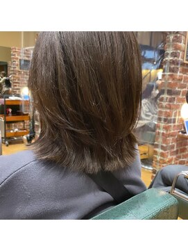 チップタップ 町田店(tip top) くすみダークグレージュ #ブリーチなしカラー