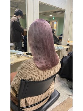 ラべリー 池袋(LOVELEY) ホワイトピンク　ヘアカラー　【池袋】