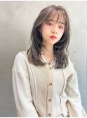 表参道roijir ワンカールレイヤー×ブリーチなしグレージュ