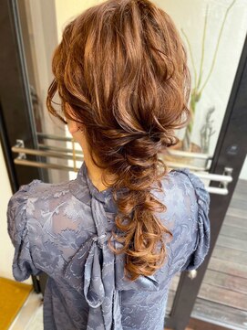 ティダスマイル(tida smile) ドレスヘア_ヘアアレンジお客様スタイル