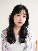 コテ巻き風デジタルパーマ×ニュアンスウェーブ