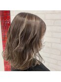 ハイライトカラー／ベージュ／ブラウン／