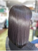 【極上のツヤツヤ髪】ヘアカラーとメテオ髪質改善うる艶髪