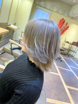 リコラックスビー 中百舌鳥(LICO LUXBE)&nbsp;バレイヤージュブルーシルバーグラデーション