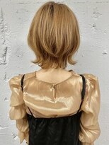 ダブルトーキョー シブヤ(W-TOKYO SHIBUYA)&nbsp;ネオウルフ×ペールベージュボブウルフ　ウルフカット