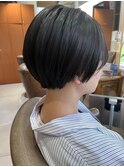 小顔ショート/大人ショート/似合わせ/ダークアッシュ/髪質改善