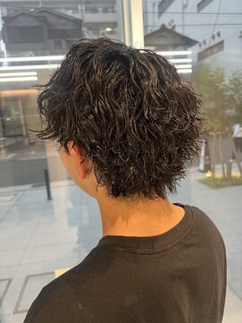 カケル(×.) マッシュウルフ×波巻きスパイラルパーマ