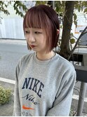 ◎インナーカラー/顔まわりハイライト/ピンクラベンダー◎