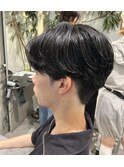 新宿/ニュアンスパーマ/センターパート/メンズパーマ/