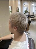 波巻きツイストスパイラルパーマ/フェザーパーマ/眉毛/メンズ