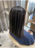 黒髪ストレート+ハイライトのデザインcolor