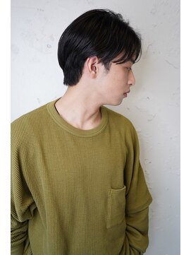 ロミーオム 本厚木(ROMMY. Homme) 清潔感ビジネス好印象マッシュセンターパート本厚木