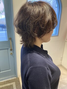 シェノン 赤羽店(CHAINON) ショートミニウルフウザバング無造作スタイリング赤羽美容室