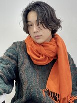 ユーフォリア 渋谷グランデ(Euphoria SHIBUYA GRANDE) ウルフメンズ 色っぽミディアム 毛流れパーマ MOMO