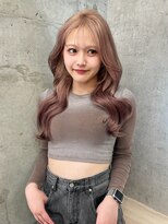 アロ 大阪梅田(alo)&nbsp;【momoa】くすみピンクベージュ《ブリーチ/大阪梅田》