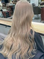 ベレーザ 渋谷(BELEZA)&nbsp;16048ブリーチ＆ダブルカラーパールベージュホワイトブロンド