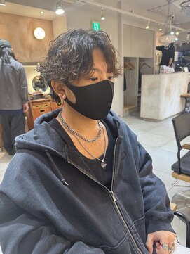 キャンバス バイ ネオリーブ 横浜西口(Canvas by neo.) 横浜★シャドウパーマ♪メンズパーマ