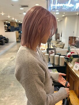 ヘアーブレイス(hair brace) 千葉駅/着物ヘア/大人ガーリー/ダークアッシュ/似合わせカット